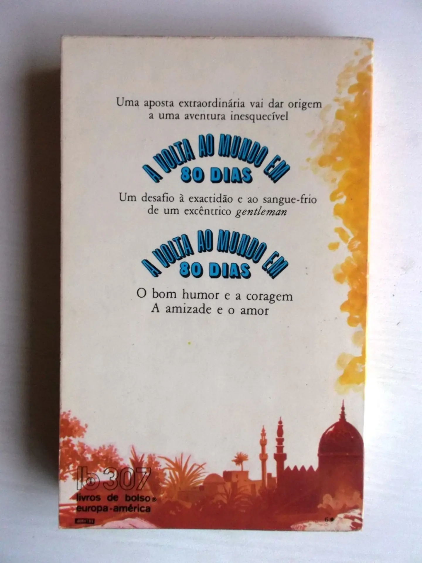 Livro de Bolso Europa América 307 - A Volta ao Mundo em 80 dias - Júlio Verne 3