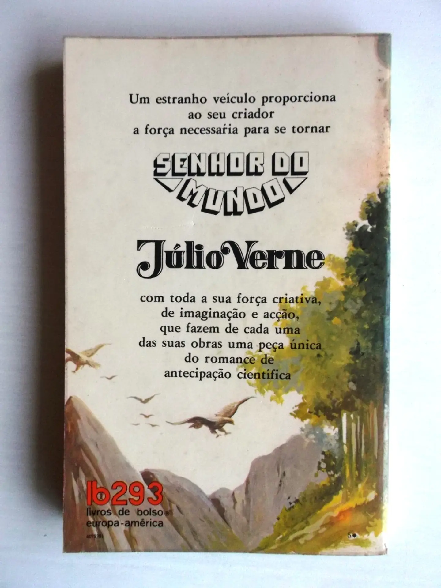 Livro de Bolso Europa América 293 - O Senhor do Mundo - Júlio Verne 2