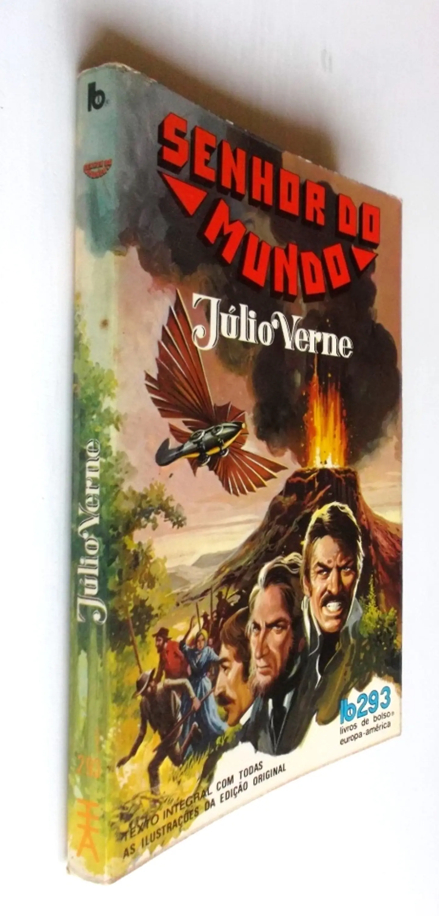 Livro de Bolso Europa América 293 - O Senhor do Mundo - Júlio Verne 3