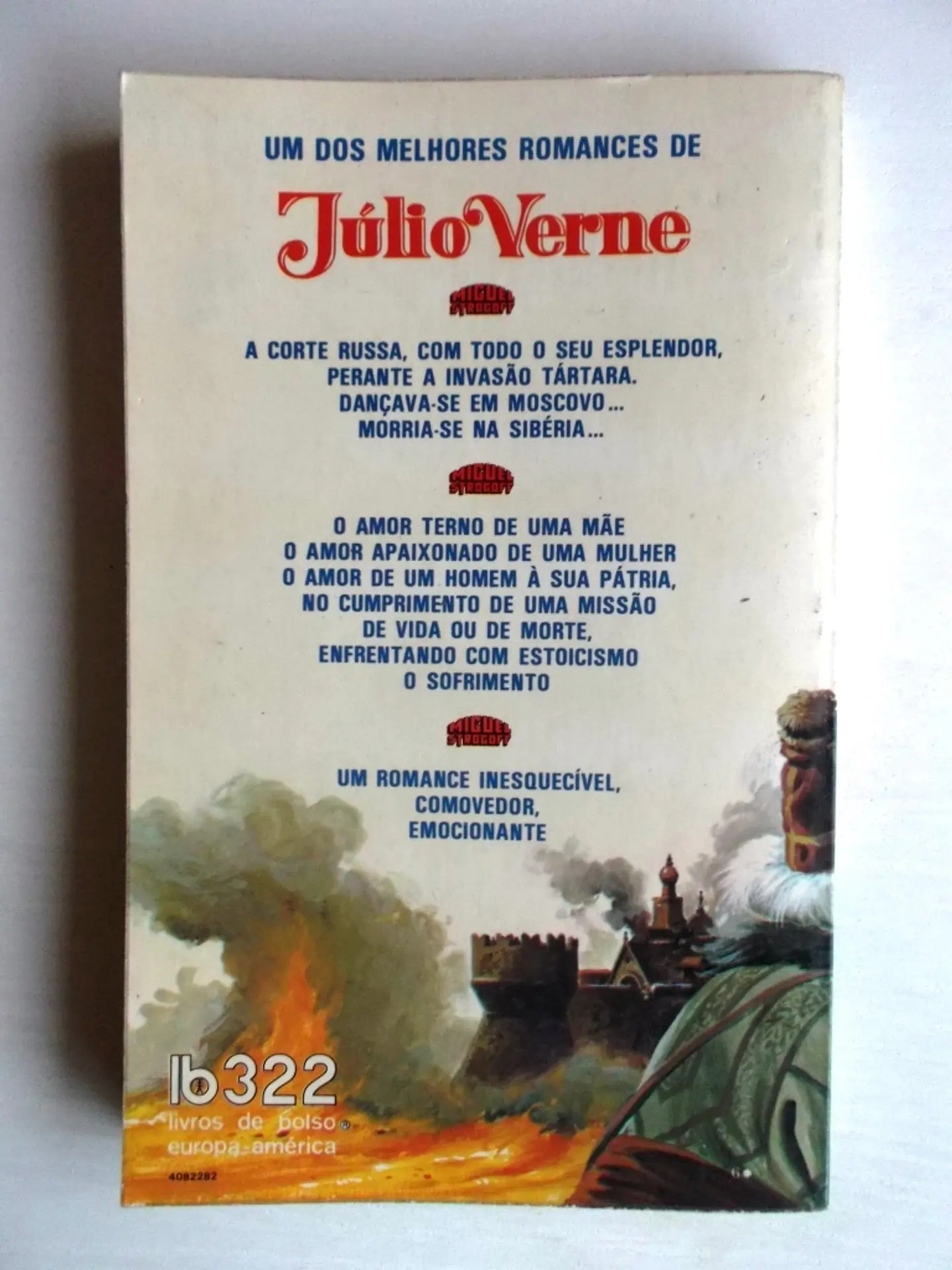 Livro de Bolso Europa América 322 - Miguel Strogoff II - Júlio Verne 3