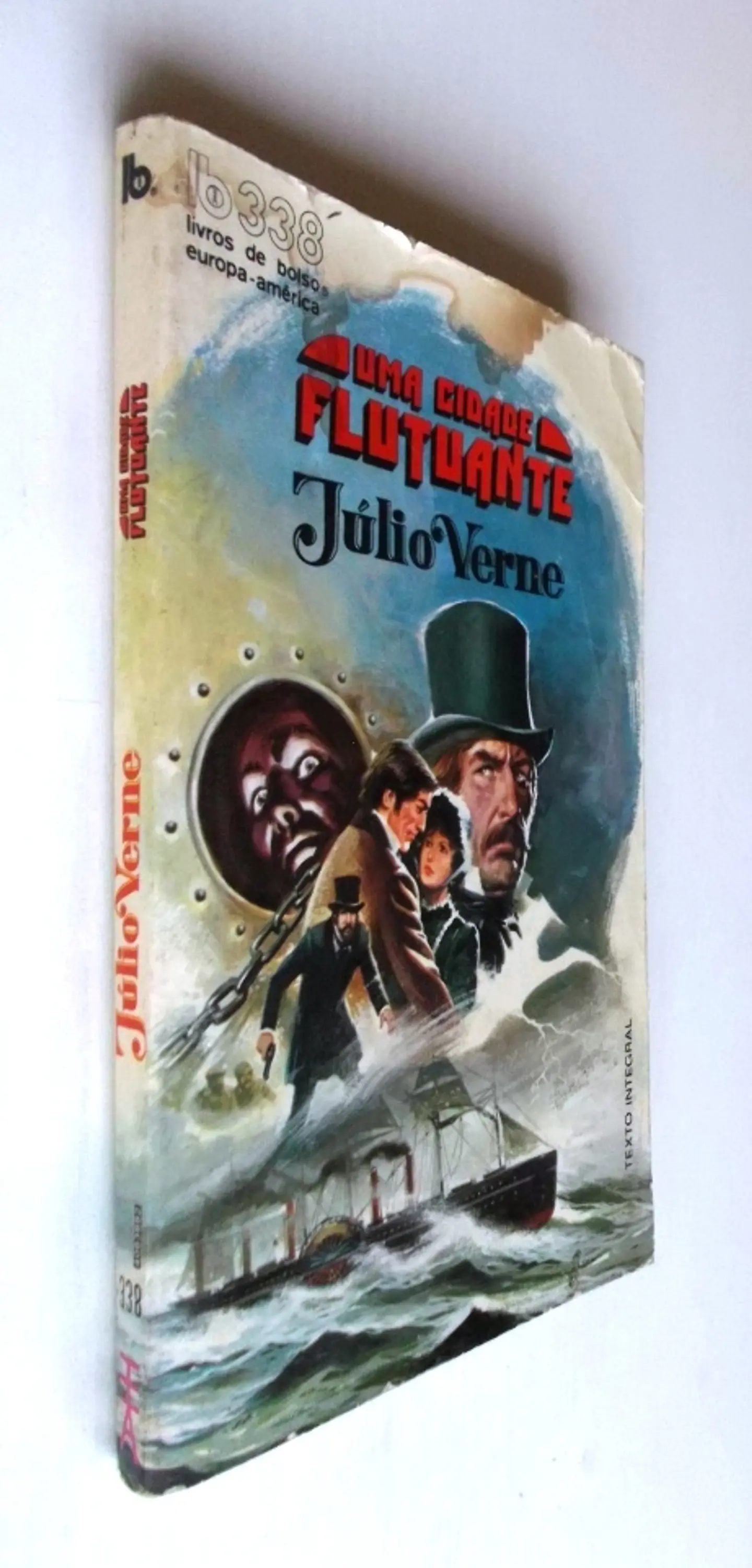 Livro de Bolso Europa América 338 - Uma Cidade Flutuante - Júlio Verne 2