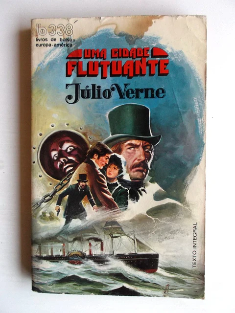 Livro de Bolso Europa América 338 - Uma Cidade Flutuante - Júlio Verne