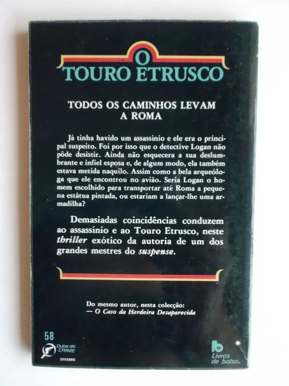 Clube do Crime 058 - O Touro Etrusco - Frank Gruber 3