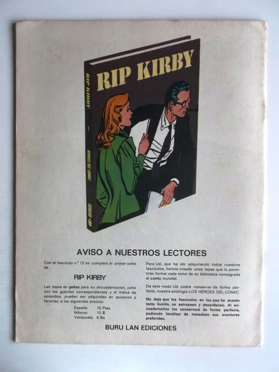 Heroes del Comic 12 - Rip Kirby 3