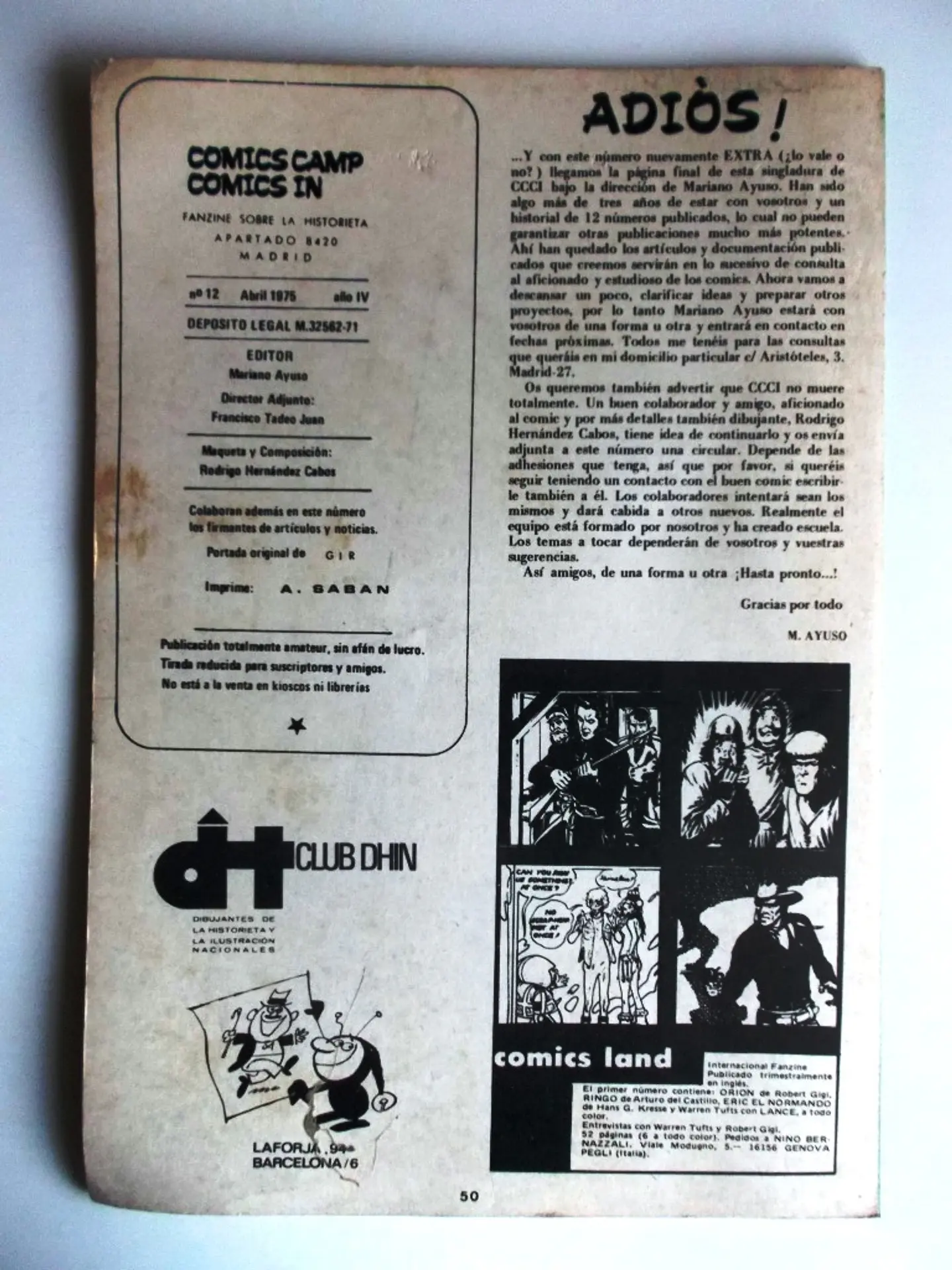 CCCI / EL GOLEM 12 2