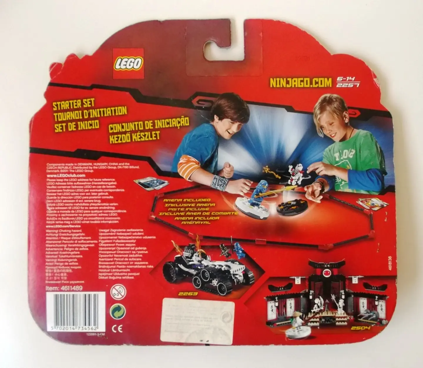 2257 Spinjitzu Starter Set blister pack 2