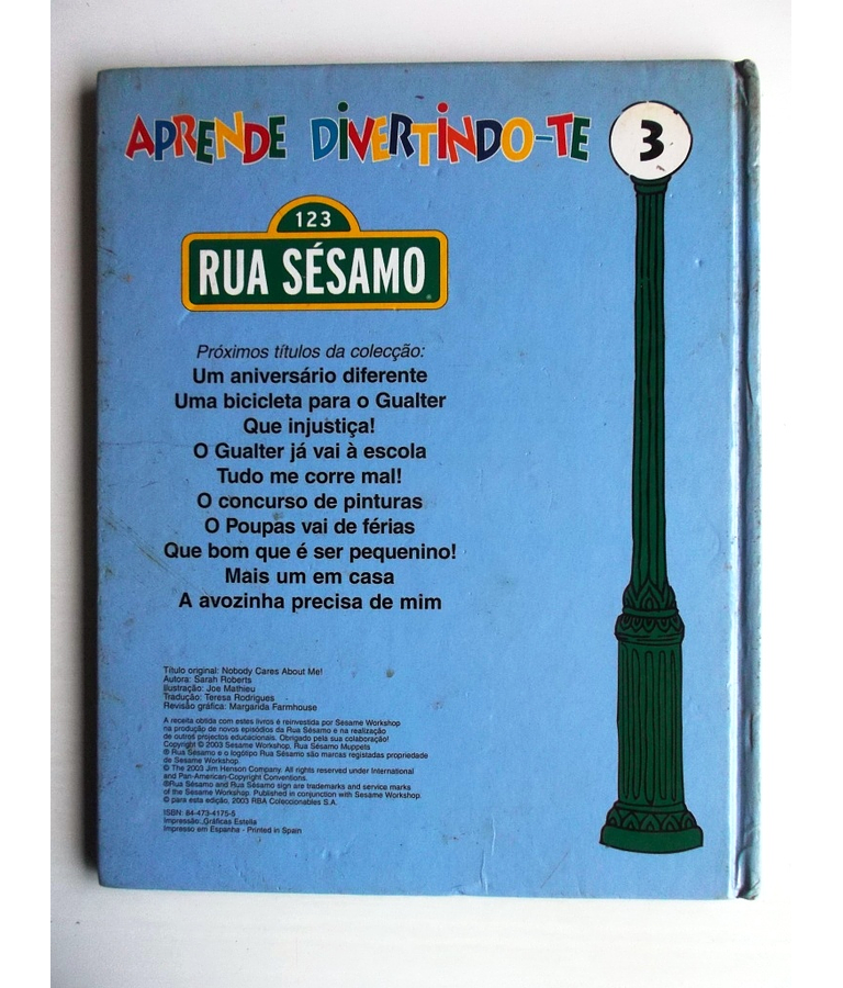Rua Sésamo - Eu quero estar doente