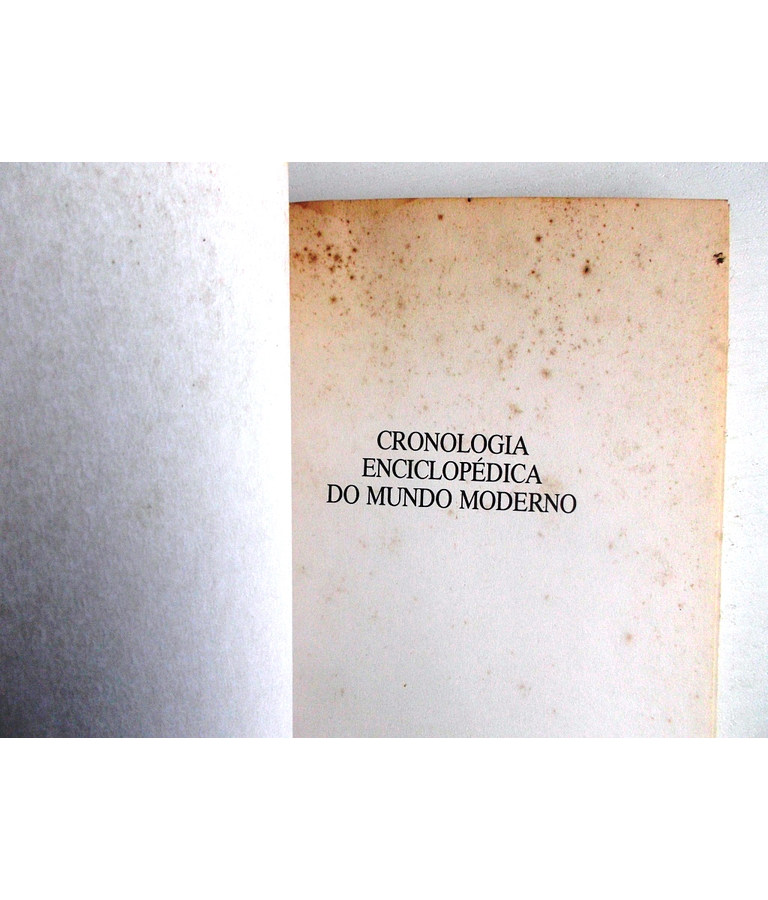 Cronologia Enciclopédica do Mundo Moderno 1763/1815