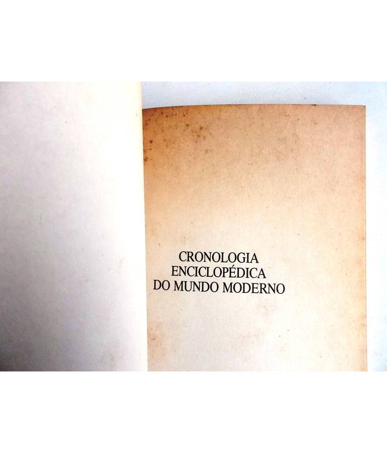 Cronologia Enciclopédica do Mundo Moderno 1918/1938