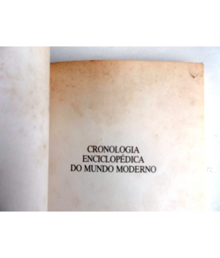 Cronologia Enciclopédica do Mundo Moderno 1890/1917