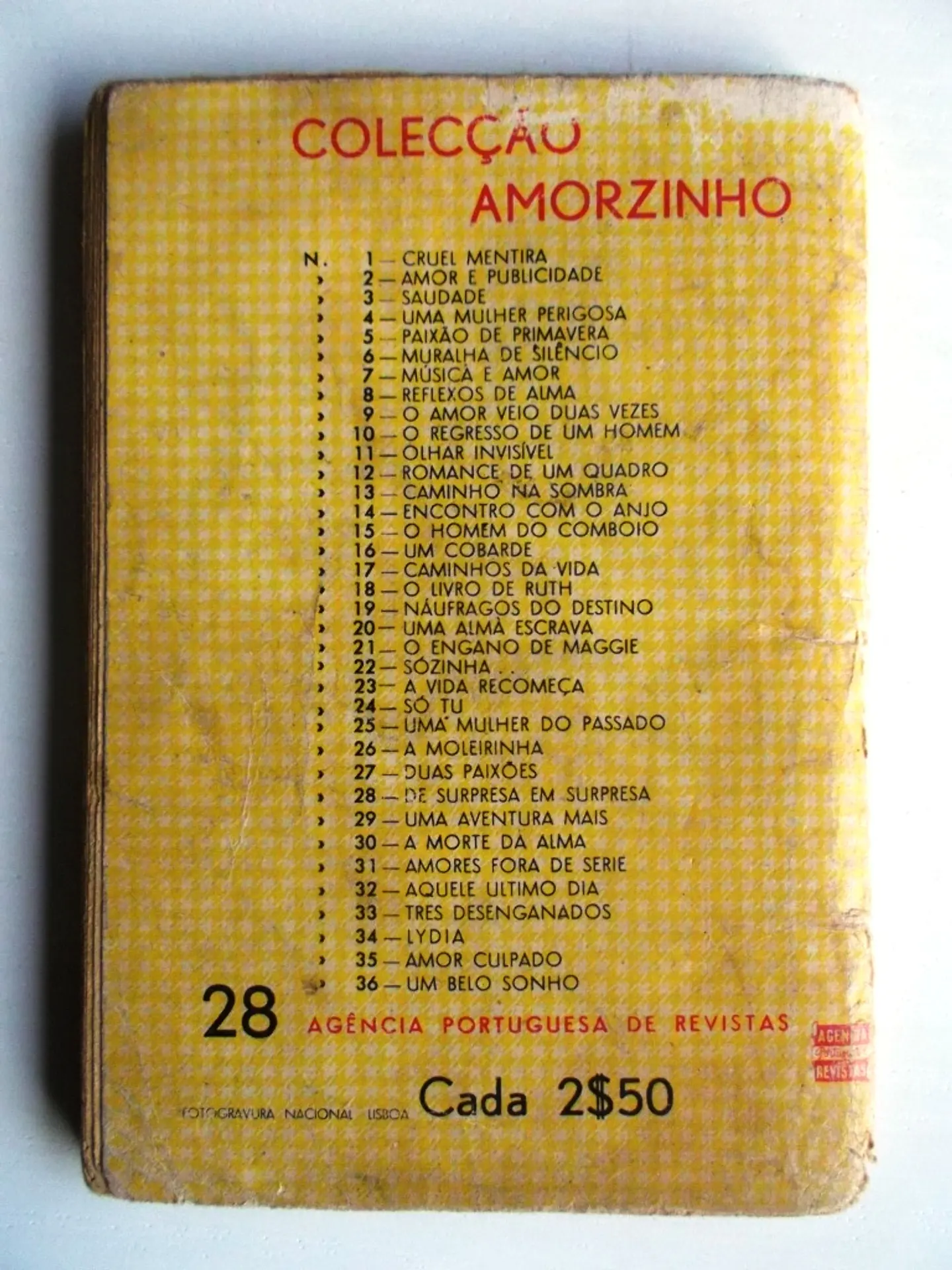 Colecção amorzinho 028 3