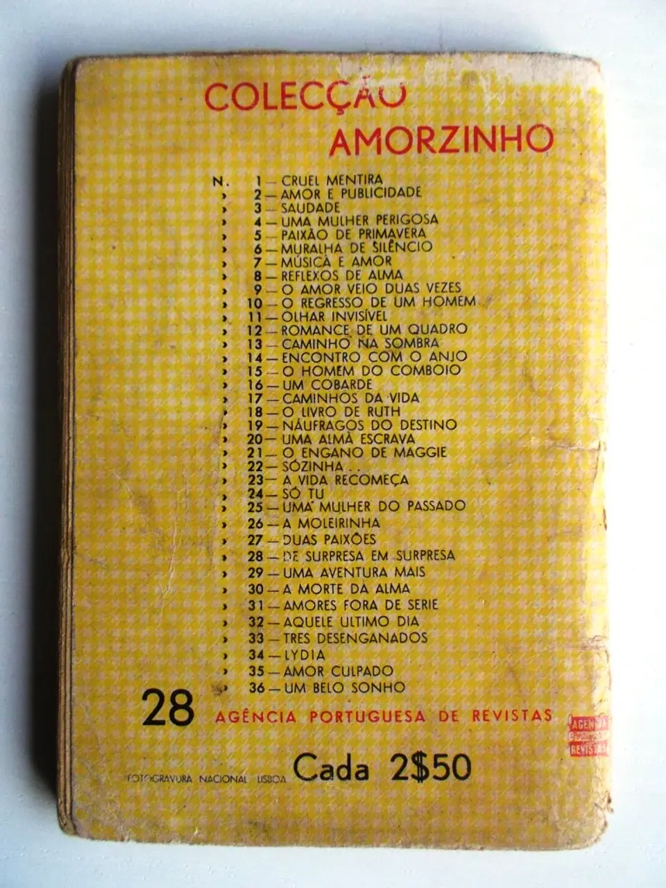 Colecção amorzinho 028 3