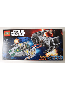 75150 Vader's TIE Advanced vs. A-Wing Starfighter