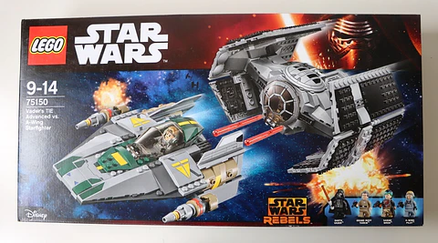 75150 Vader's TIE Advanced vs. A-Wing Starfighter