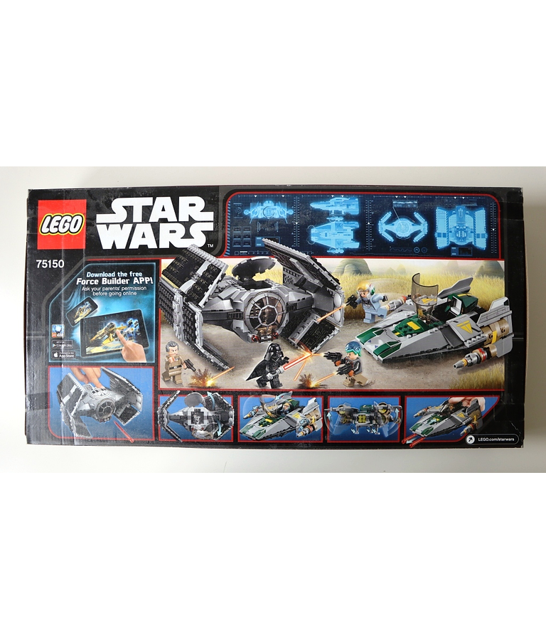75150 Vader's TIE Advanced vs. A-Wing Starfighter