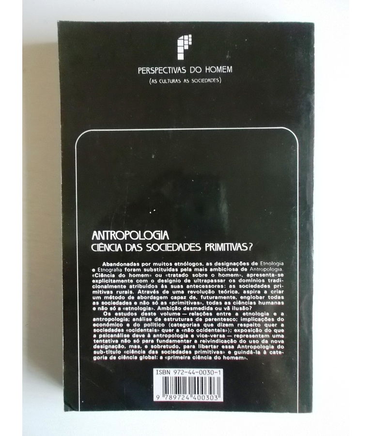 Antropologia - Ciência das Sociedades Primitivas?