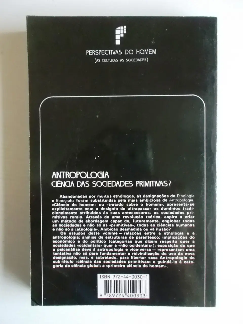 Antropologia - Ciência das Sociedades Primitivas? 3