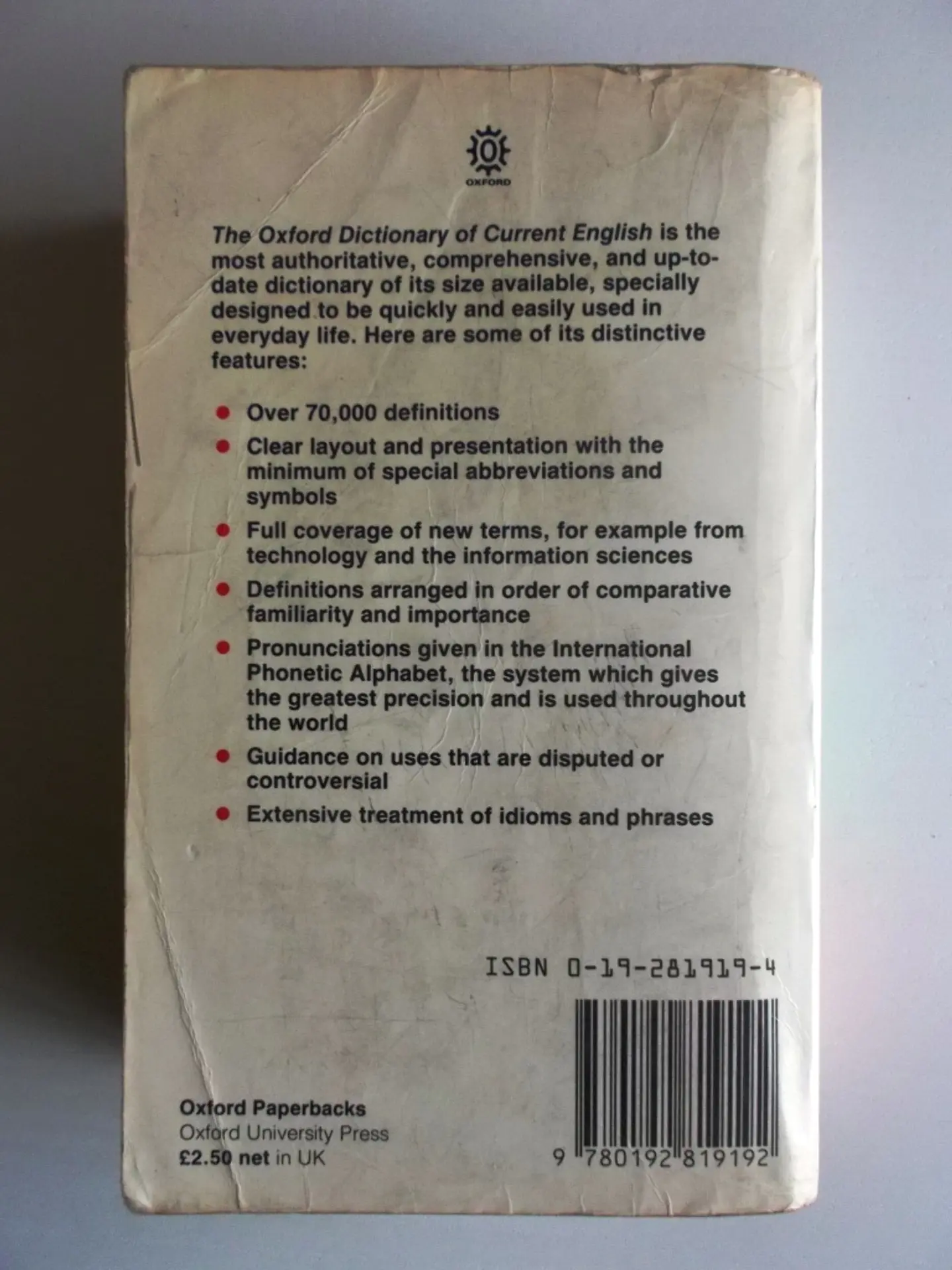 The Oxford Dictionary of Current English 3