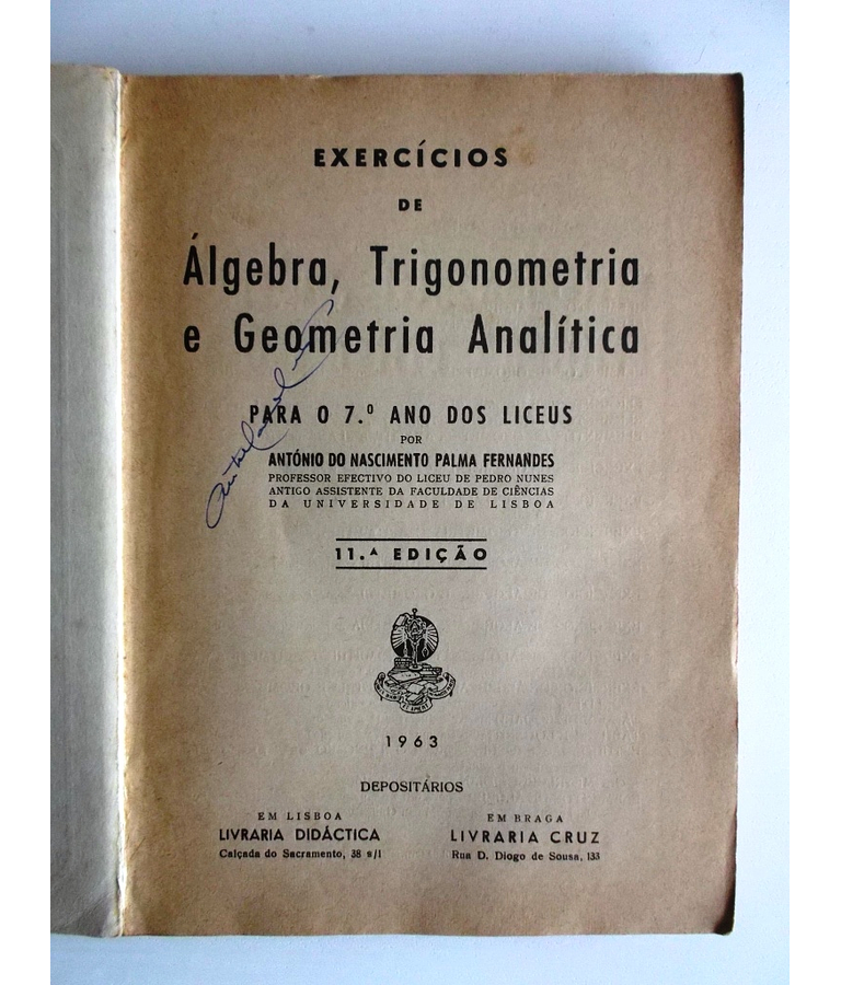 Exercícios de Álgebra, Trigonometria e Geografia Analítica