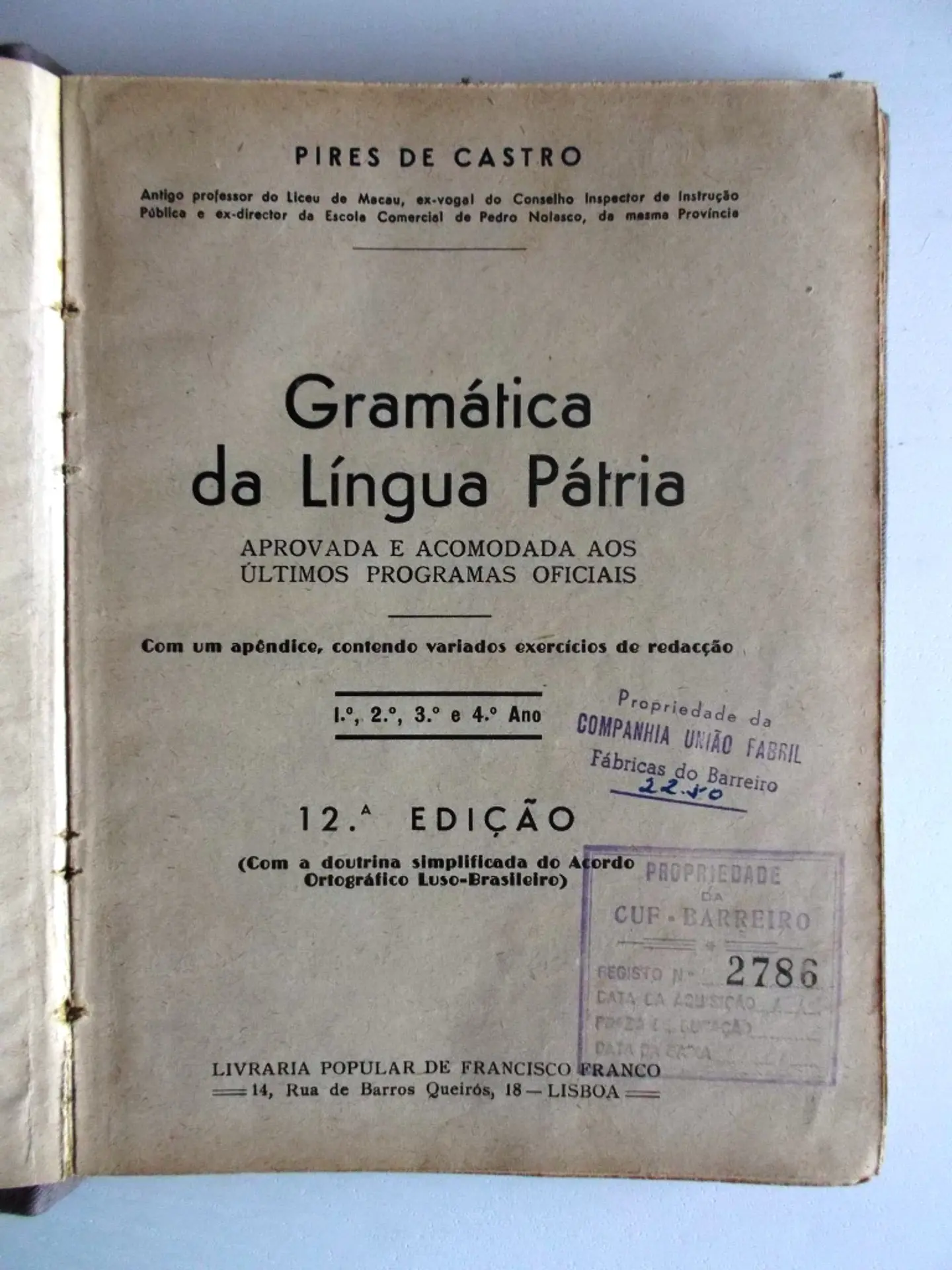 Gramatica da Língua Portuguesa 1