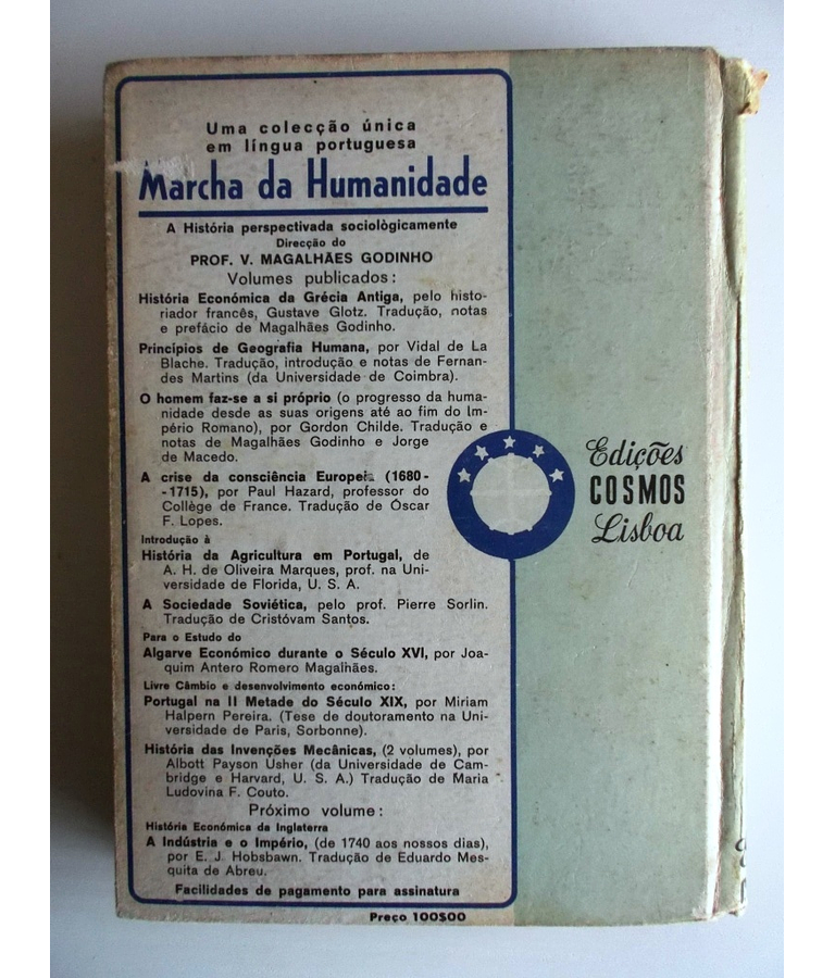 Historia das Invenções Mecânicas - 1ª Vol.