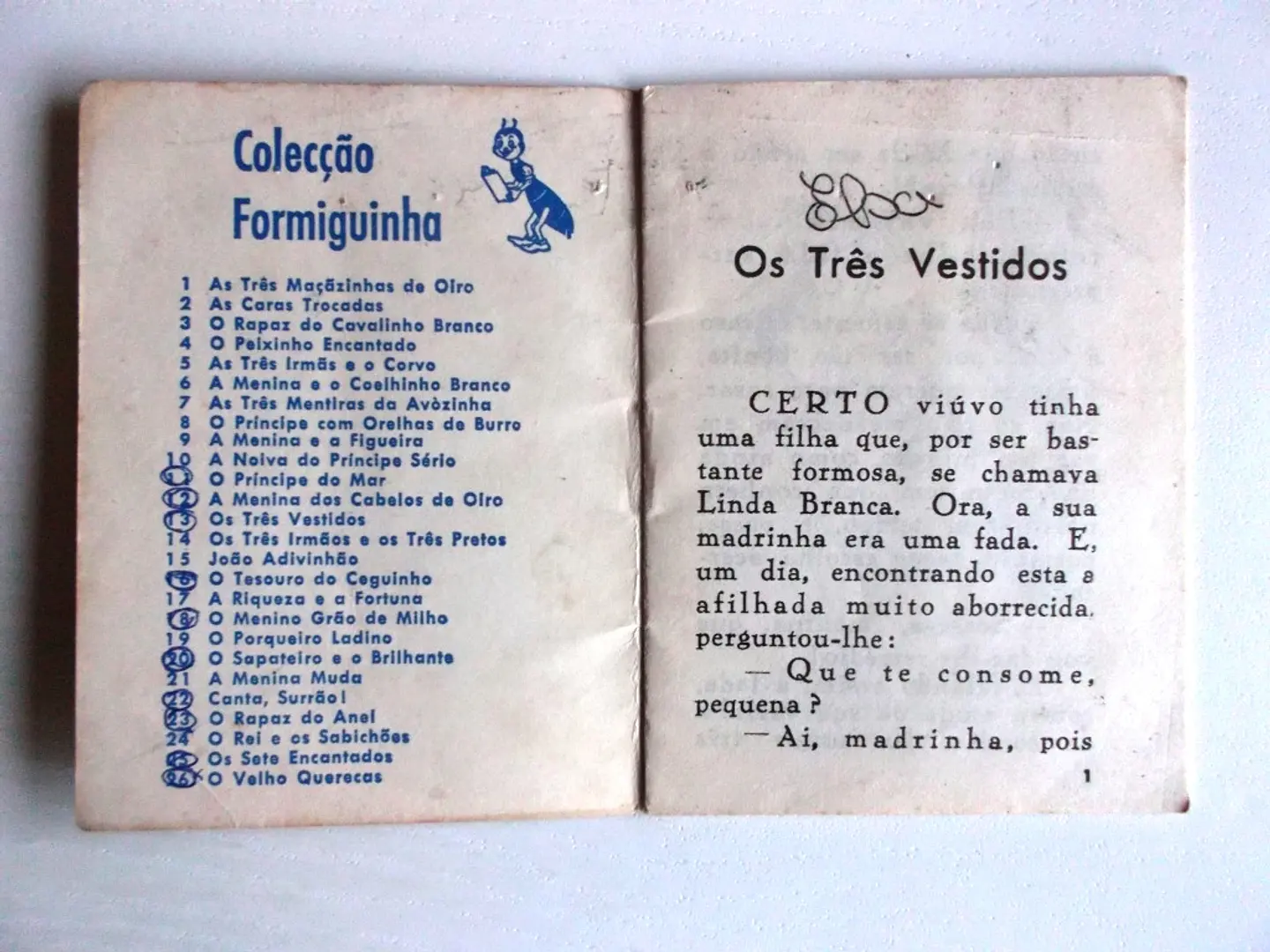 Colecção Formiguinha 13 - Os Três Vestidos 4