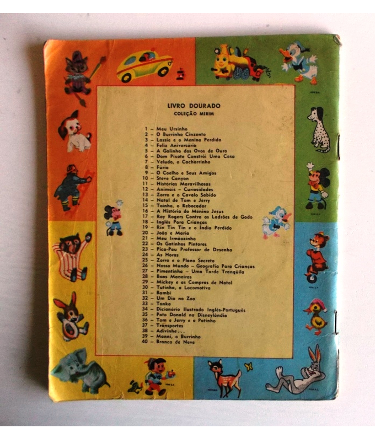 Livro Dourado - Coleção Mirim 40