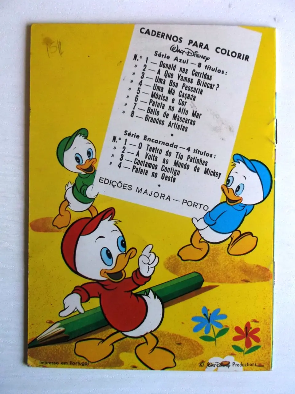 Caderno para colorir - Donald nas corridas 2
