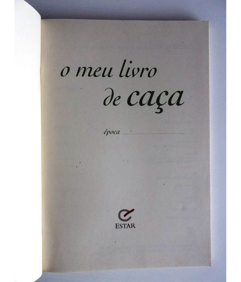 O meu livro de caça
