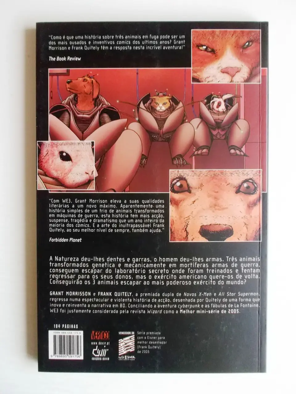 WE3 | Grant Morrison & Frank Quitely | Banda Desenhada DC/Vertigo 2