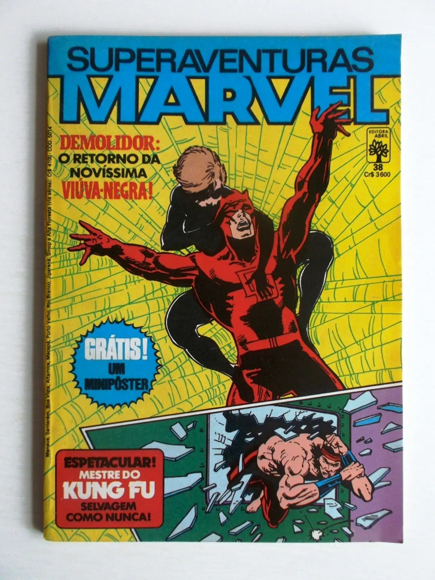 Superaventuras Marvel 038 (com mini poster) - Demolidor - Marvel Comics 1