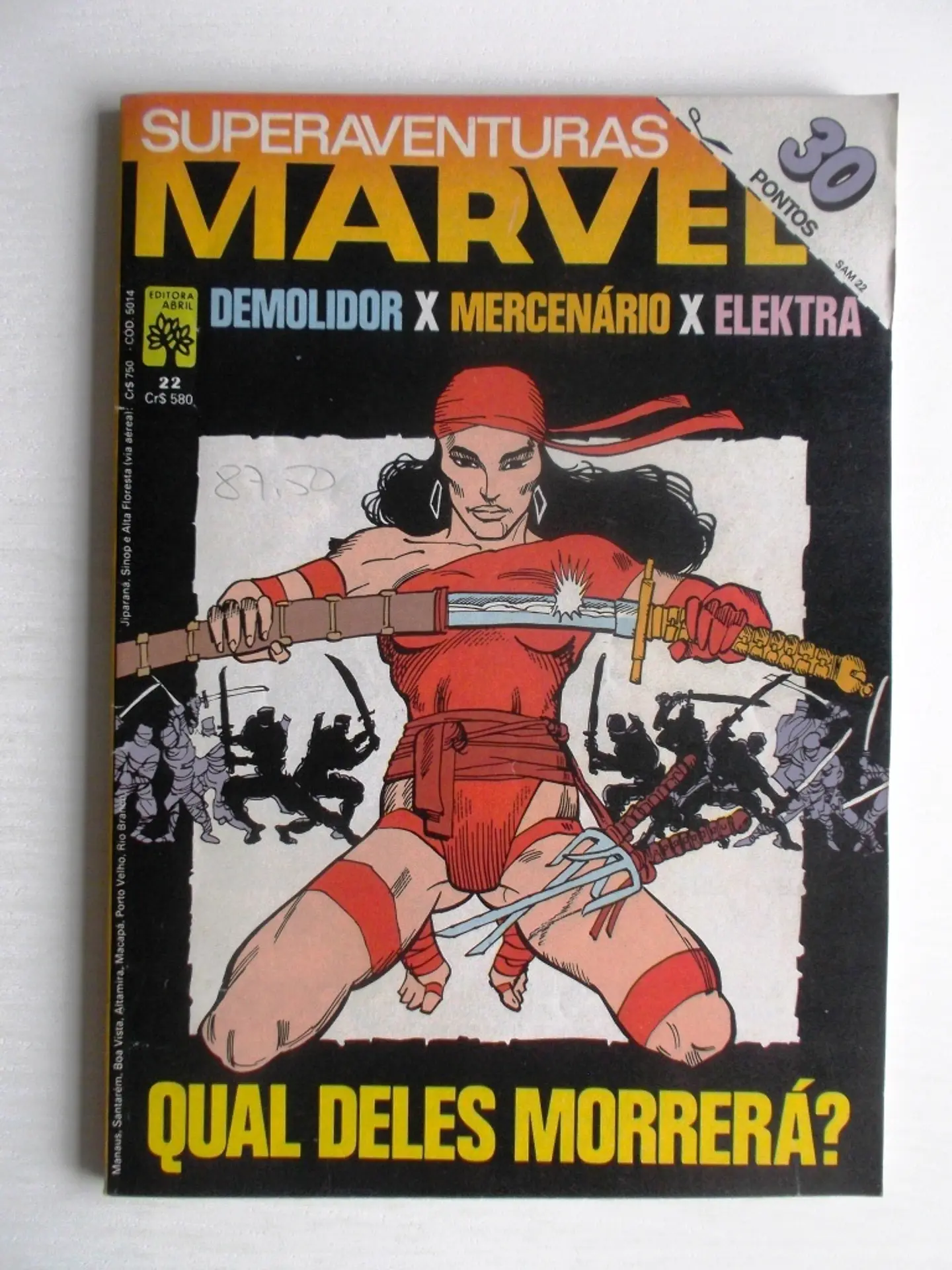 Superaventuras Marvel 022 - Demolidor / Elektra - Marvel Comics 1