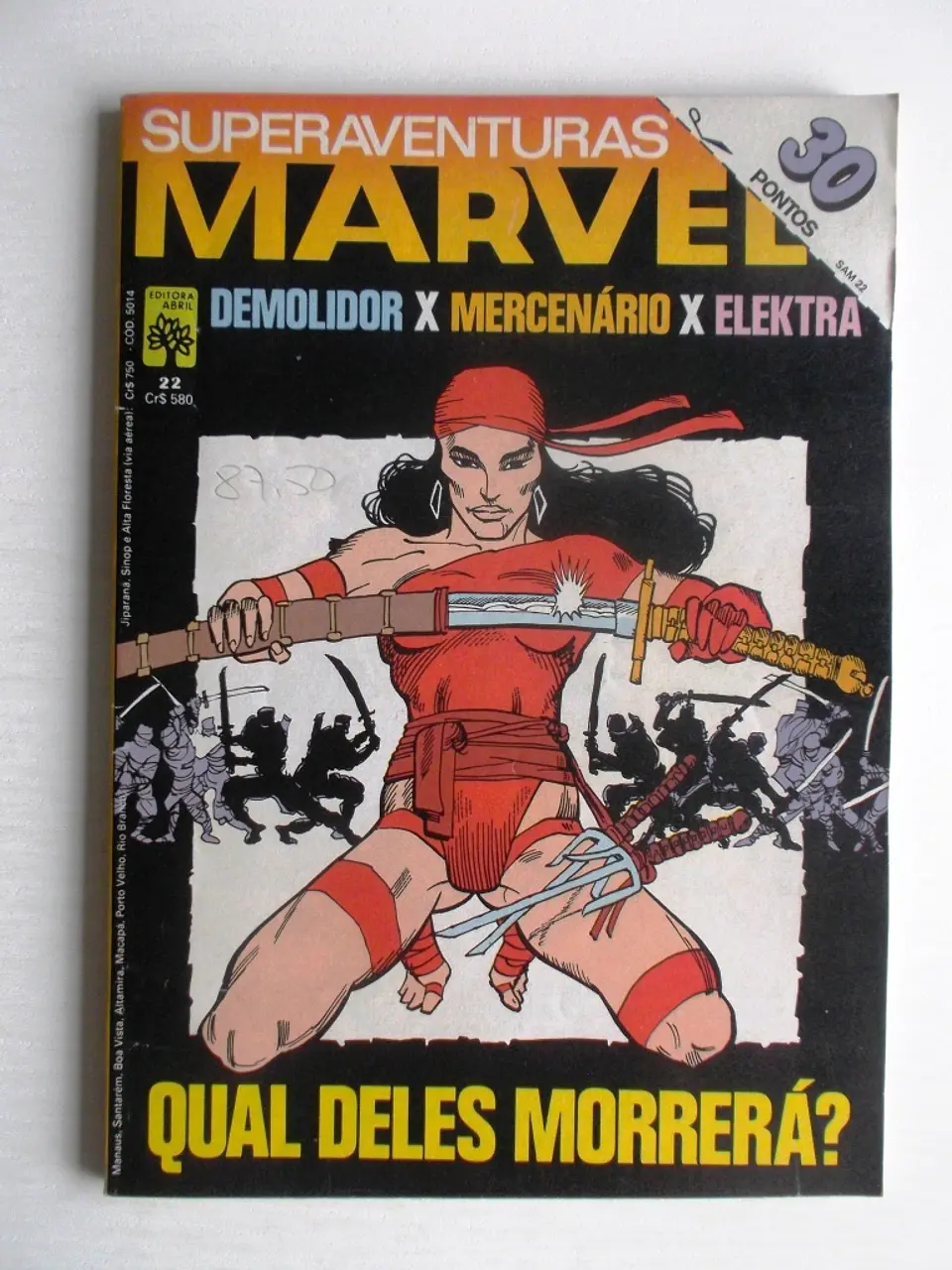 Superaventuras Marvel 022 - Demolidor / Elektra - Marvel Comics 1