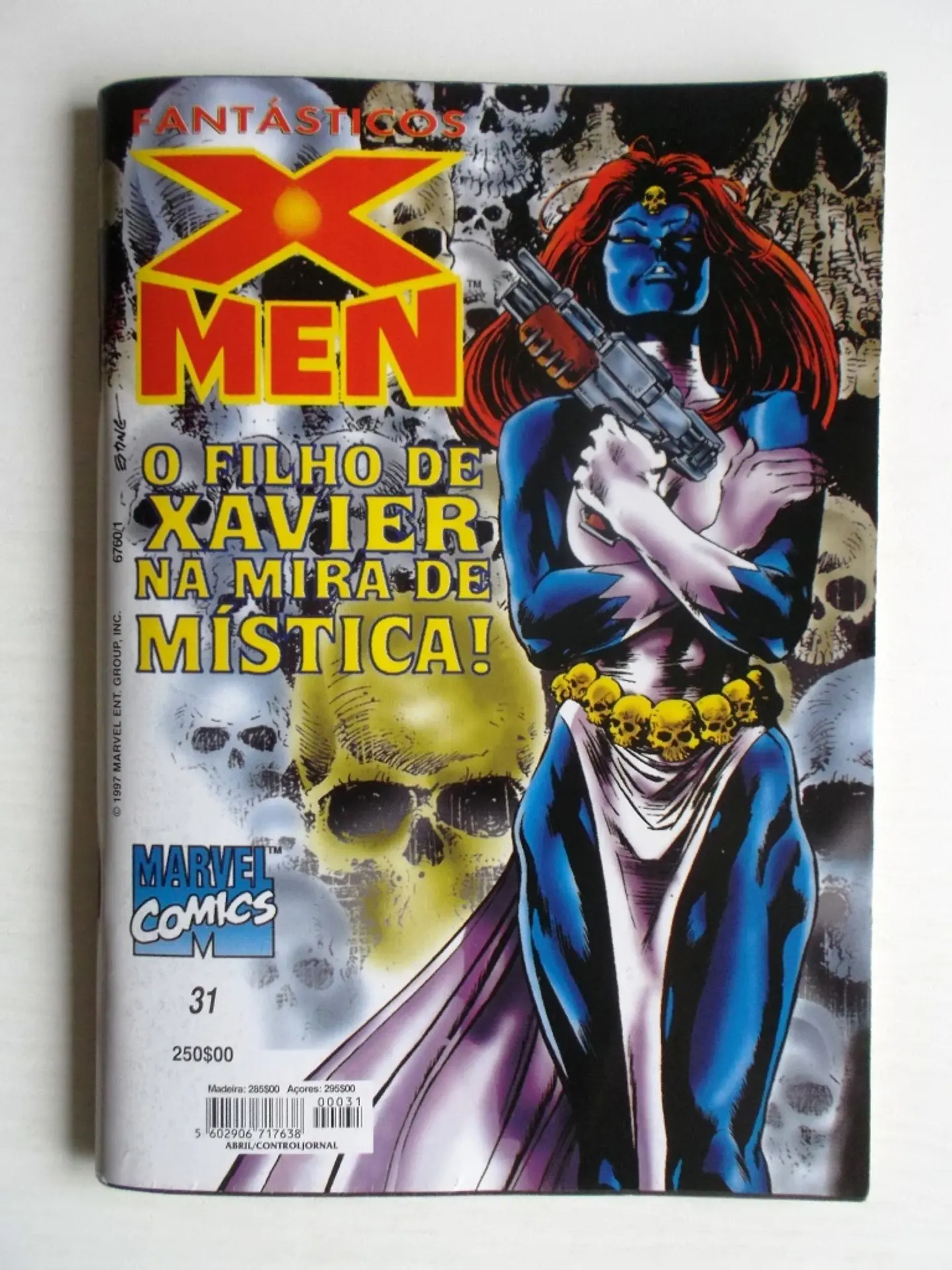 Fantásticos X-Men 31 - Marvel Comics Portugal 1