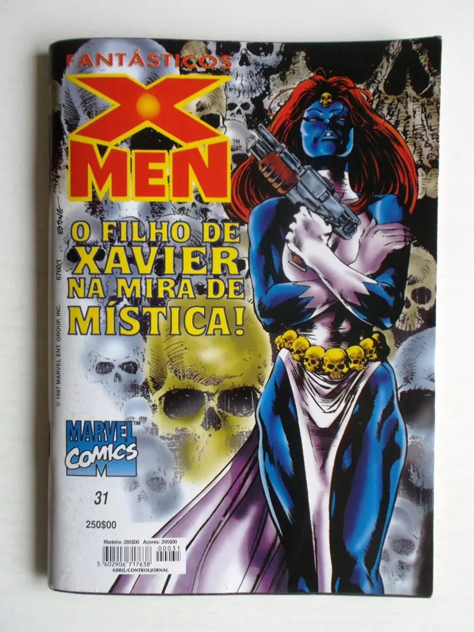 Fantásticos X-Men 31 - Marvel Comics Portugal 1