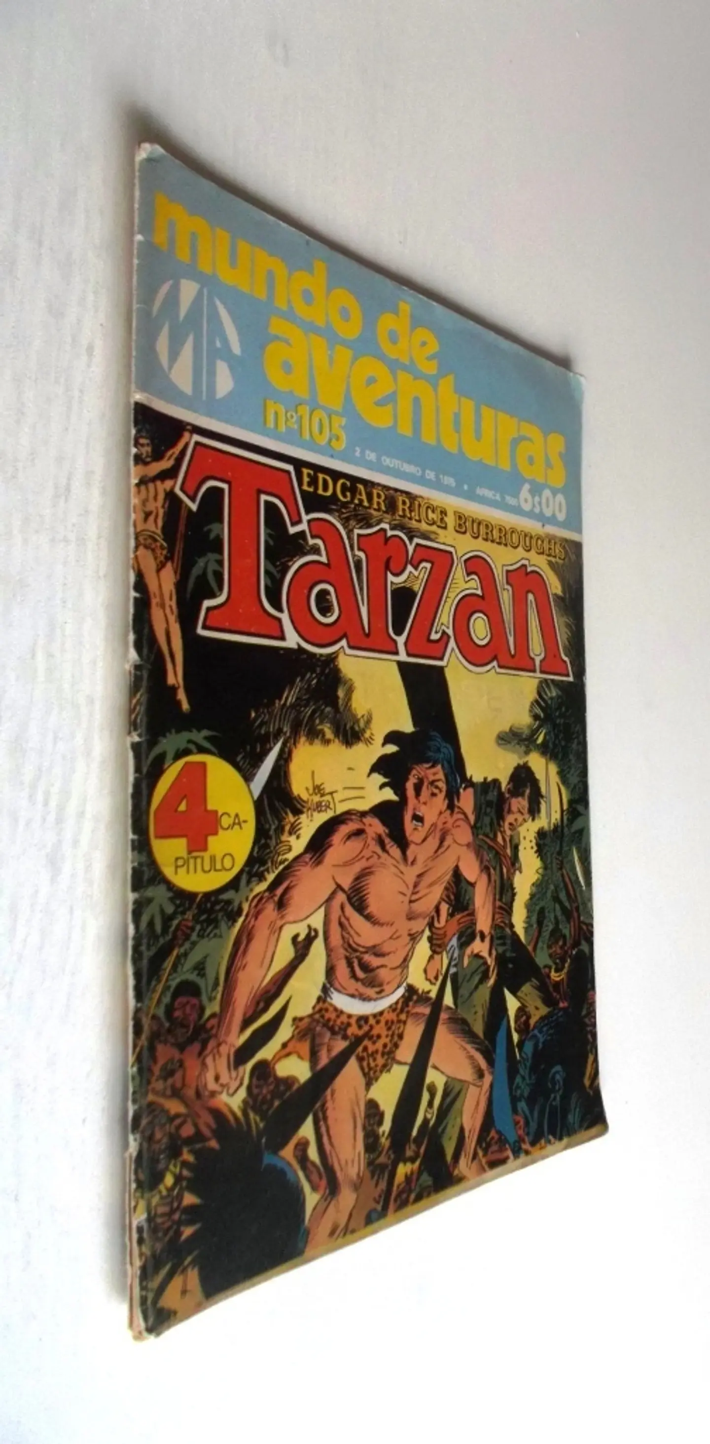 Mundo de Aventuras 105 - Tarzan | Banda Desenhada Clássica Portuguesa 3
