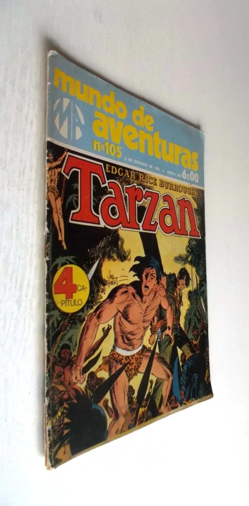 Mundo de Aventuras 105 - Tarzan | Banda Desenhada Clássica Portuguesa 3