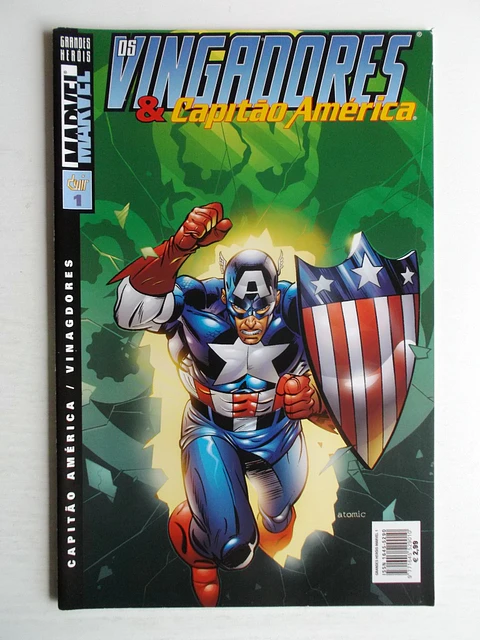 Grandes Heróis Marvel 1 - Vingadores & Capitão América