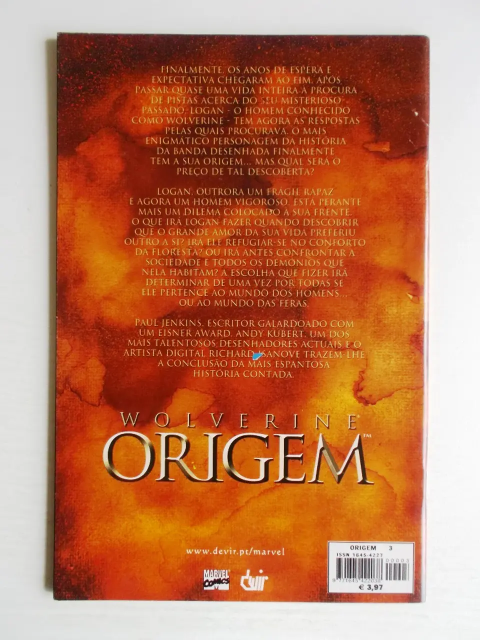 Wolverine Origem 3 de 3 2
