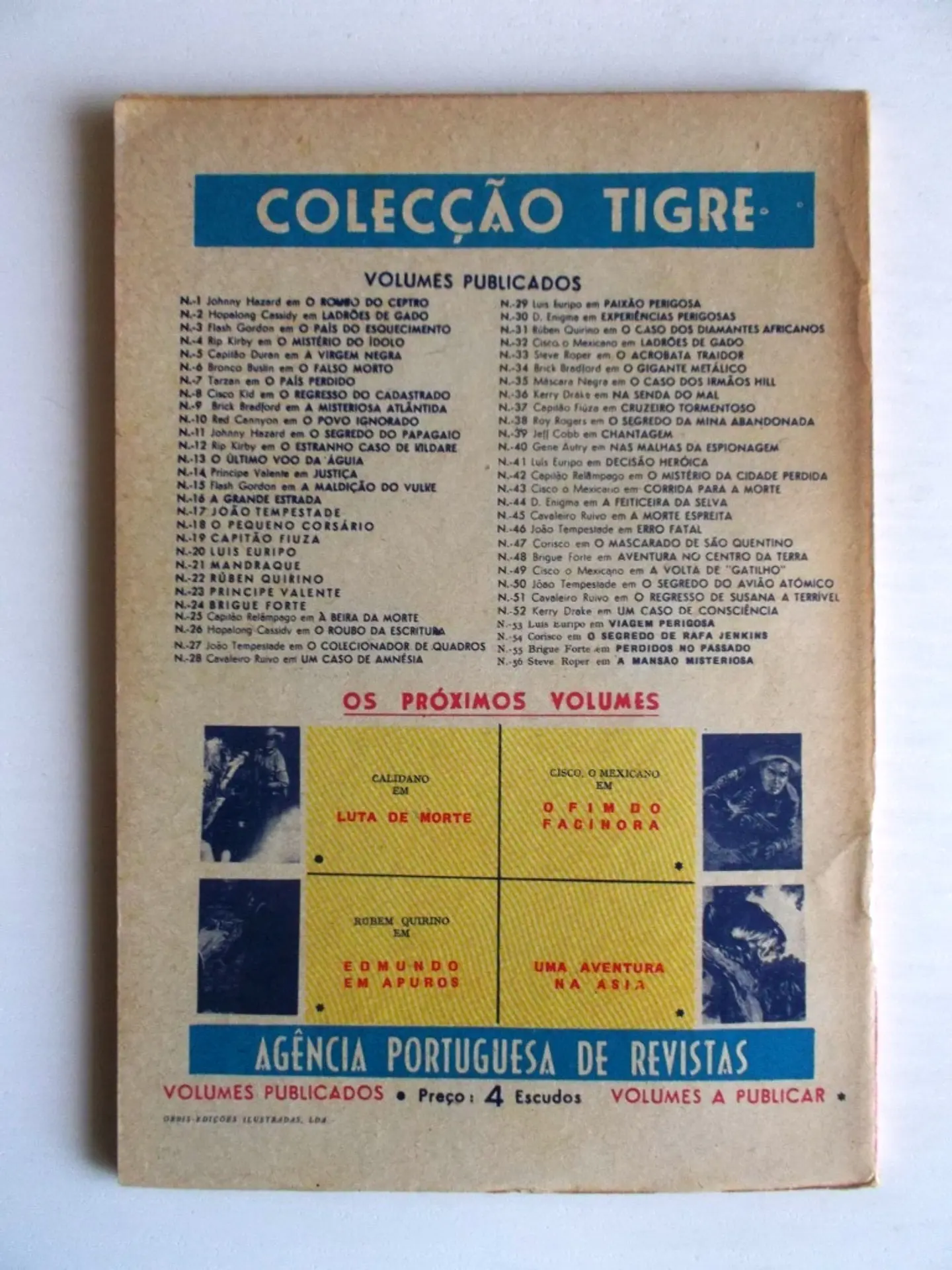 Colecção Tigre 57 - Calidano 2