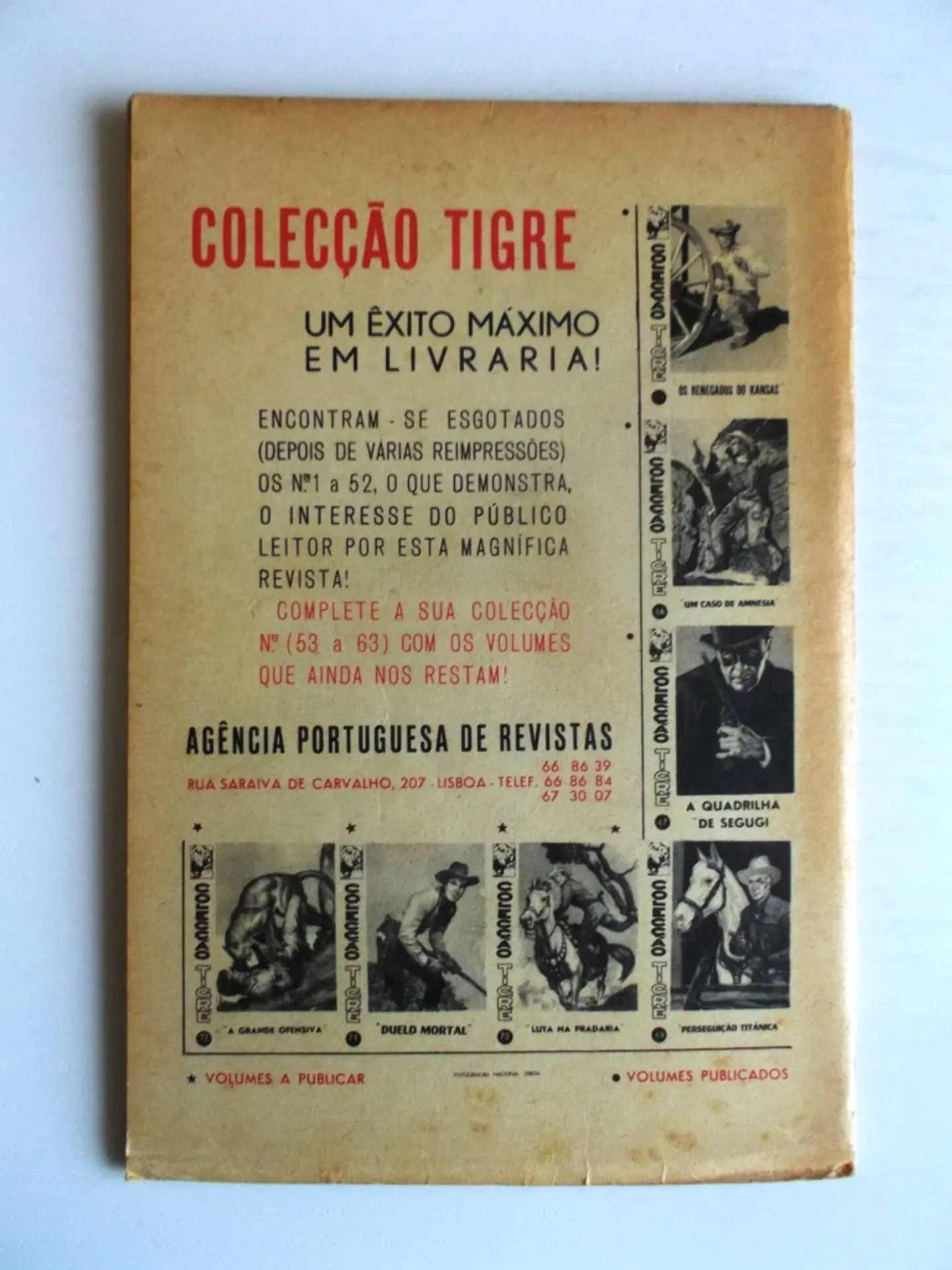 Colecção Tigre 68 - Cisco 2