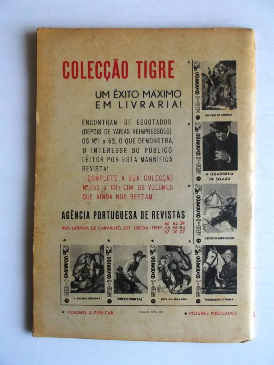 Colecção Tigre 65 - Calidano 2
