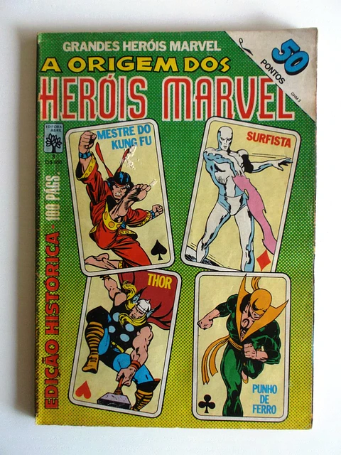 Grandes Heróis Marvel 03 - A origem dos heróis marvel