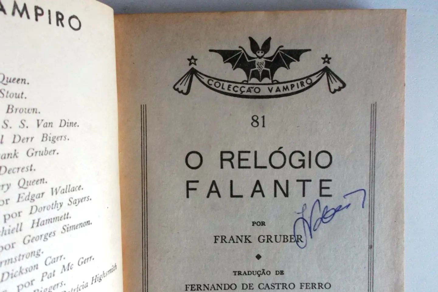 Vampiro 081 - O relógio falante - Frank Gruber 4