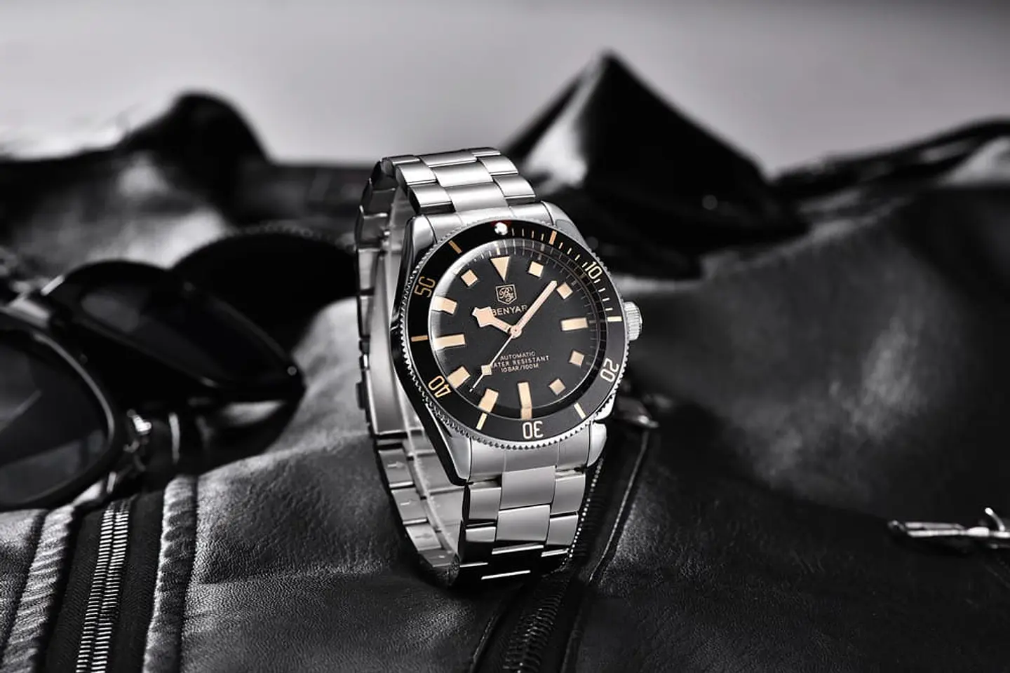 Benyar Automático Acero Retro Diver 2