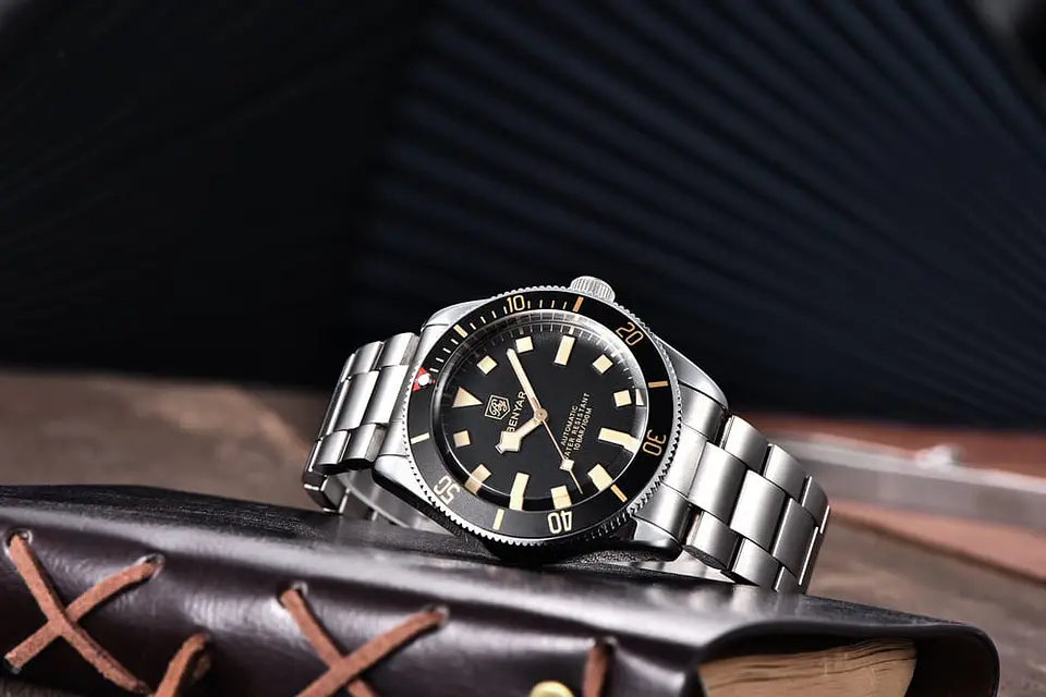 Benyar Automático Acero Retro Diver 3