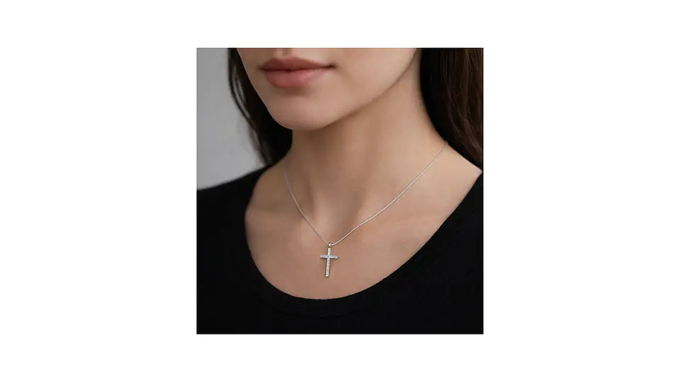 Collar Cruz con Circones 2