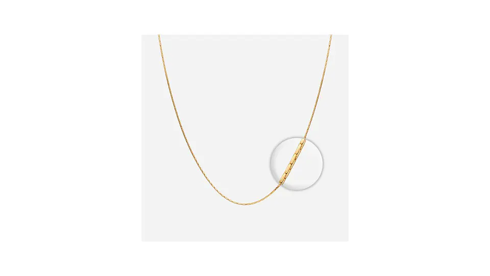 Cadena Cobra Entorchada en Plata 925 con Baño Oro 18K 1