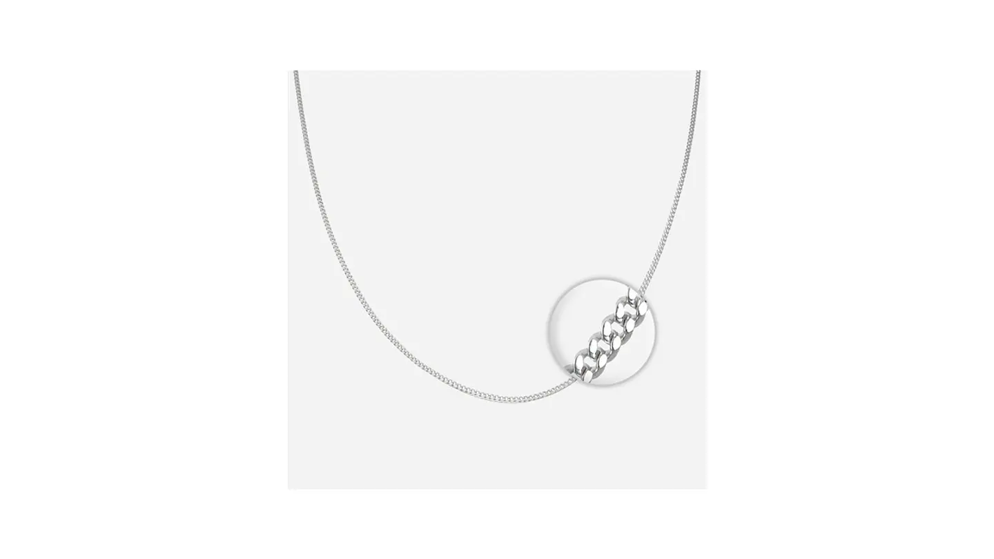 Cadena Grumet Plata 925 Certificada 1mm 1