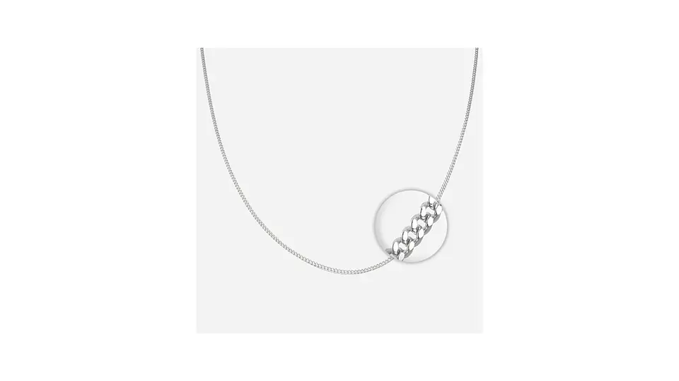 Cadena Grumet Plata 925 Certificada 1mm 1